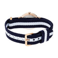  Shop Authentic Daniel Wellington Classic Glasgow White Dial Two Tone NATO Strap Watch for Men - DW00100004 - Luxxuri