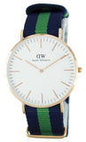  Shop Authentic Daniel Wellington Classic Warwick White Dial Two Tone Nylon Strap Watch for Men - DW00100005 - Luxxuri