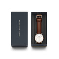  Shop Authentic Daniel Wellington Classic St Mawes White Dial Brown Leather Strap Watch For Men - DW00100006 - Luxxuri