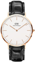 Shop Authentic Daniel Wellington Classic Reading White Dial Black Leather Strap Watch For Men - DW00100014 - Luxxuri