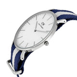  Shop Authentic Daniel Wellington Classic Glasgow White Dial Two Tone NATO Strap Watch For Men - DW00100018 - Luxxuri
