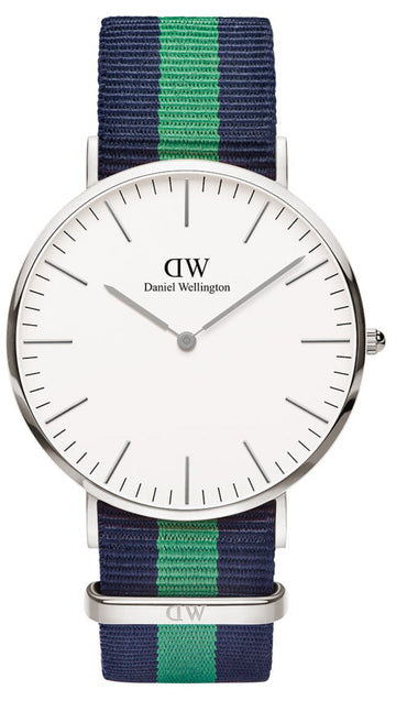  Shop Authentic Daniel Wellington Classic Warwick White Dial Two Tone Nylon Strap Watch for Men - DW00100019 - Luxxuri