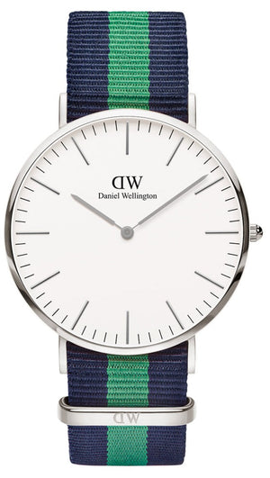  Shop Authentic Daniel Wellington Classic Warwick White Dial Two Tone Nylon Strap Watch for Men - DW00100019 - Luxxuri