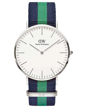  Shop Authentic Daniel Wellington Classic Warwick White Dial Two Tone Nylon Strap Watch for Men - DW00100019 - Luxxuri