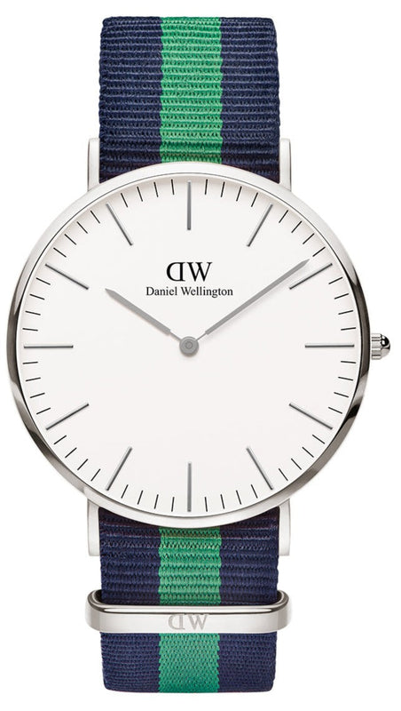  Shop Authentic Daniel Wellington Classic Warwick White Dial Two Tone Nylon Strap Watch for Men - DW00100019 - Luxxuri