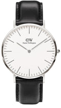  Shop Authentic Daniel Wellington Classic Sheffield White Dial Black Leather Strap Watch  For Men - DW0010003120 - Luxxuri