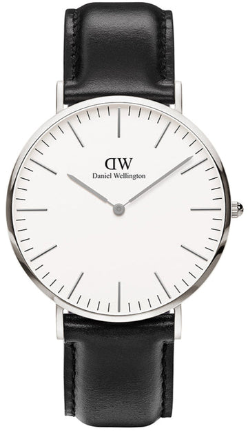  Shop Authentic Daniel Wellington Classic Sheffield White Dial Black Leather Strap Watch  For Men - DW0010003120 - Luxxuri