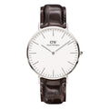  Shop Authentic Daniel Wellington Classic York White Dial Black Leather Strap Watch For Men - DW00100025 - Luxxuri