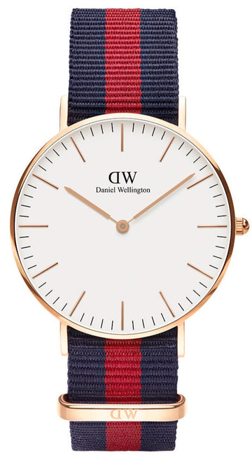  Shop Authentic Daniel Wellington Classic Oxford White Dial Two Tone NATO Strap Watch For Women - DW00100029 - Luxxuri