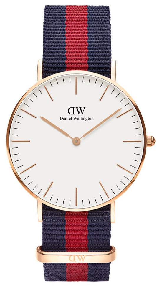  Shop Authentic Daniel Wellington Classic Oxford White Dial Two Tone NATO Strap Watch For Women - DW00100029 - Luxxuri