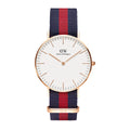  Shop Authentic Daniel Wellington Classic Oxford White Dial Two Tone NATO Strap Watch For Women - DW00100029 - Luxxuri