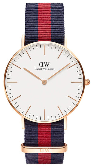  Shop Authentic Daniel Wellington Classic Oxford White Dial Two Tone NATO Strap Watch For Women - DW00100029 - Luxxuri