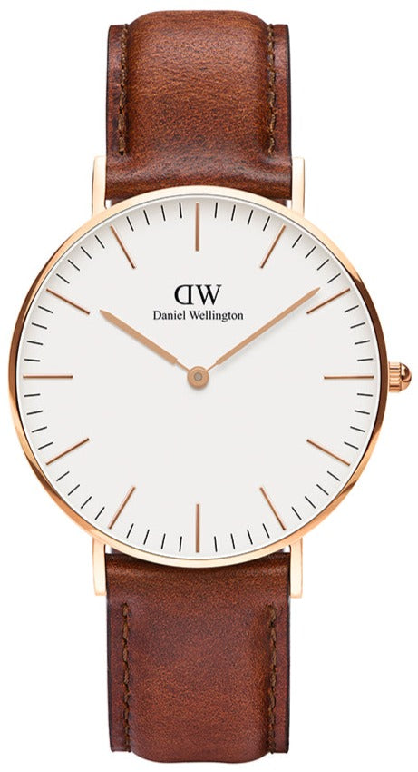  Shop Authentic Daniel Wellington Classic St. Mawes White Dial Brown Leather Strap Watch for Men - DW00100035 - Luxxuri