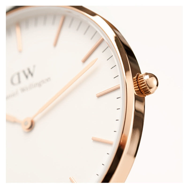  Shop Authentic Daniel Wellington Classic St. Mawes White Dial Brown Leather Strap Watch for Men - DW00100035 - Luxxuri