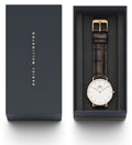  Shop Authentic Daniel Wellington Classic York White Dial Brown Leather Strap Watch For Women - DW00100038 - Luxxuri