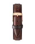  Shop Authentic Daniel Wellington Classic Bristol White Dial Brown Leather Strap Watch For Women - DW00100039 - Luxxuri