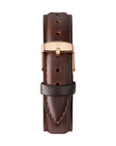  Shop Authentic Daniel Wellington Classic Bristol White Dial Brown Leather Strap Watch For Women - DW00100039 - Luxxuri