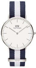  Shop Authentic Daniel Wellington Classic Glasgow White Dial Two Tone NATO Strap Unisex Watch - DW00100047 - Luxxuri