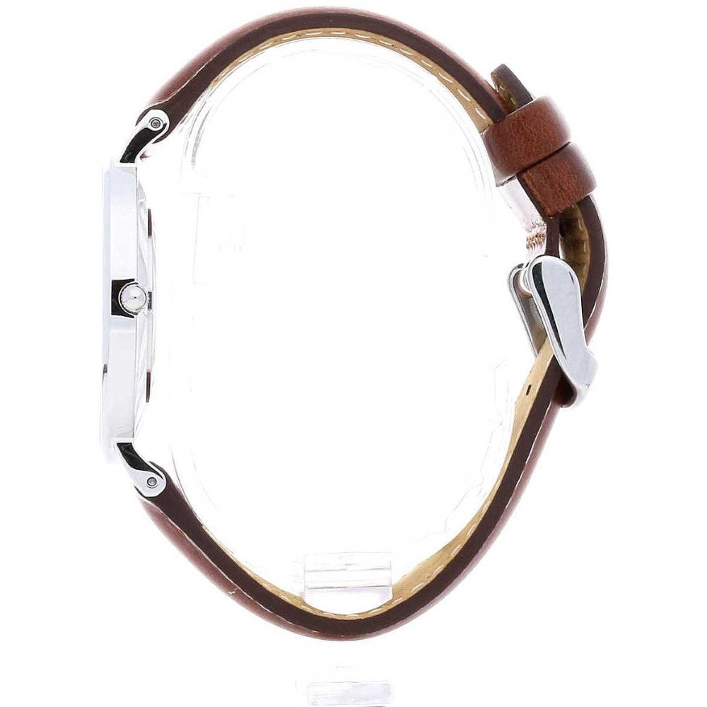  Shop Authentic Daniel Wellington St Mawes White Dial Brown Leather Strap Watch For Men - DW00100052 - Luxxuri