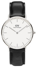  Shop Authentic Daniel Wellington Classic Sheffield White Dial Black Leather Strap Watch For Women - DW00100053 - Luxxuri