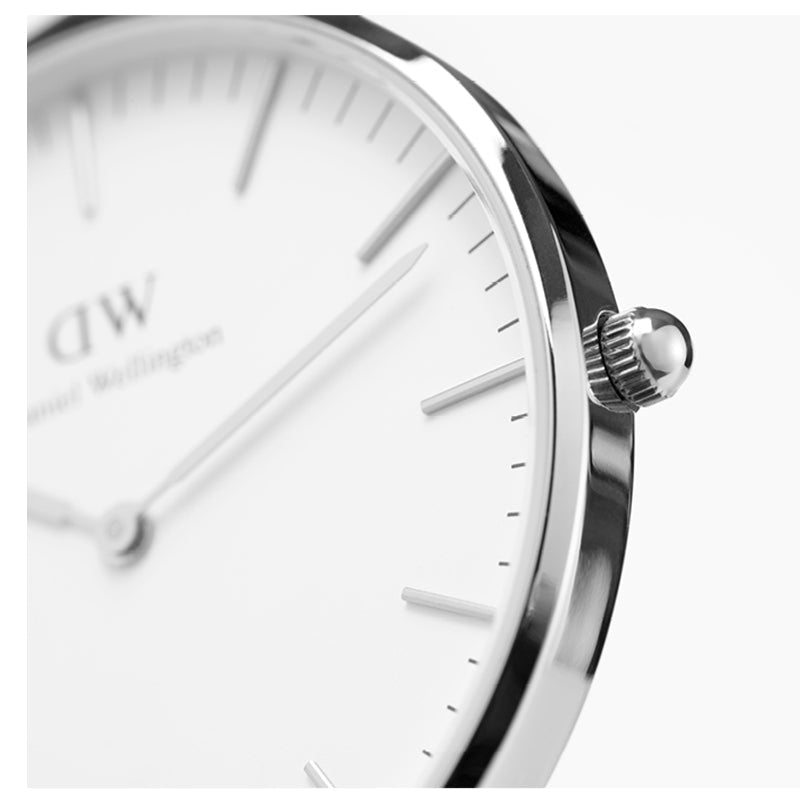  Shop Authentic Daniel Wellington Classy St Mawes White Dial Brown Leather Strap Watch For Women - DW00100067 - Luxxuri