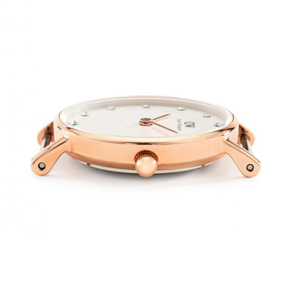  Shop Authentic Daniel Wellington Classy St Mawes White Dial Brown Leather Strap Watch For Women - DW00100059 - Luxxuri