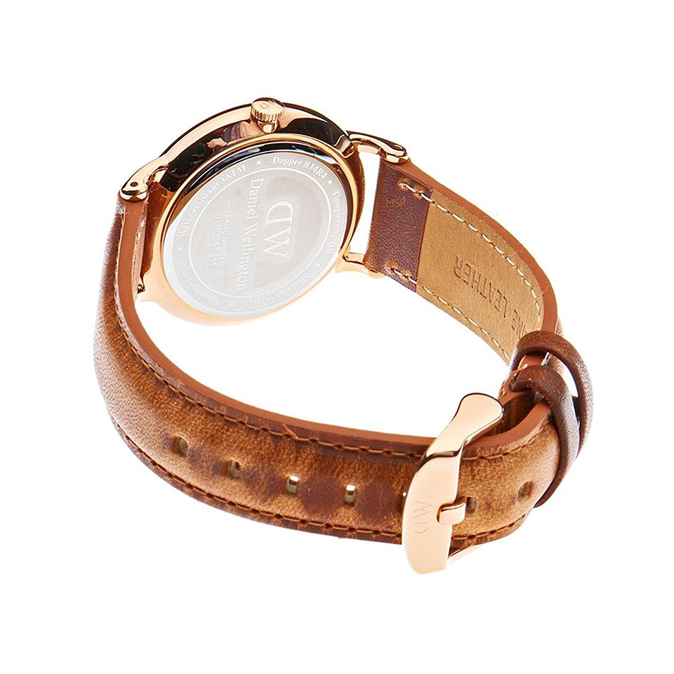  Shop Authentic Daniel Wellington Classy St Mawes White Dial Brown Leather Strap Watch For Women - DW00100059 - Luxxuri