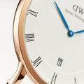 Shop Authentic Daniel Wellington Dapper Bristol White Dial Brown Leather Strap Watch For Men - DW00100086 - Luxxuri