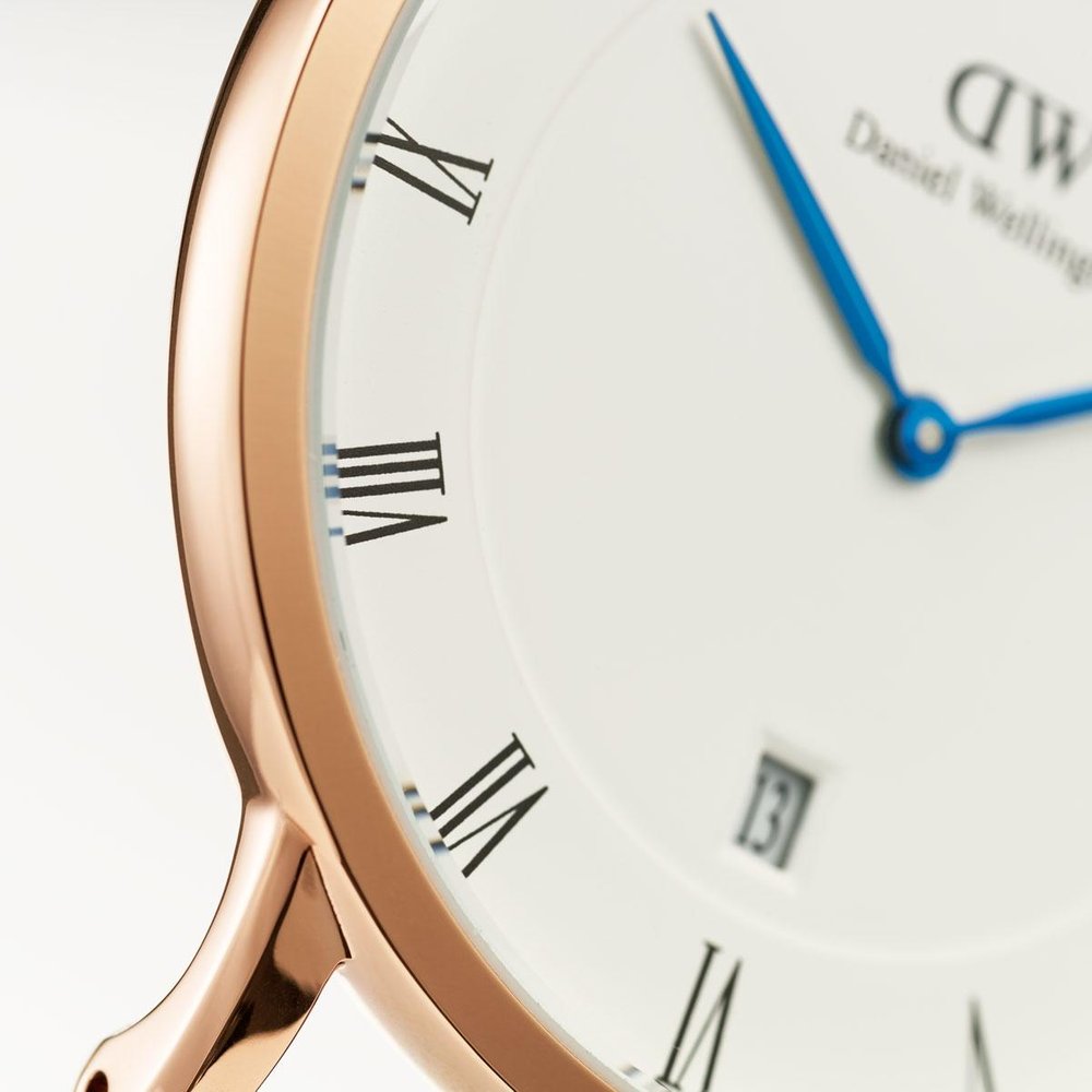  Shop Authentic Daniel Wellington Dapper Bristol White Dial Brown Leather Strap Watch For Men - DW00100086 - Luxxuri