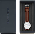  Shop Authentic Daniel Wellington Dapper St Mawes White Dial Brown Leather Strap Watch For Women - DW00100095 - Luxxuri