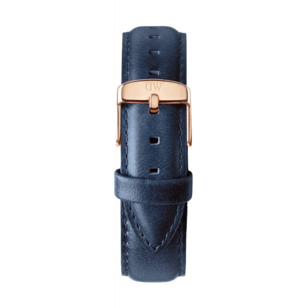  Shop Authentic Daniel Wellington Classic Somerset White Dial Blue Leather Strap Watch For Women - DW00100123 - Luxxuri