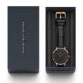  Shop Authentic Daniel Wellington Classic Reading Black Dial Black Leather Strap Watch For Men - DW00100129 - Luxxuri