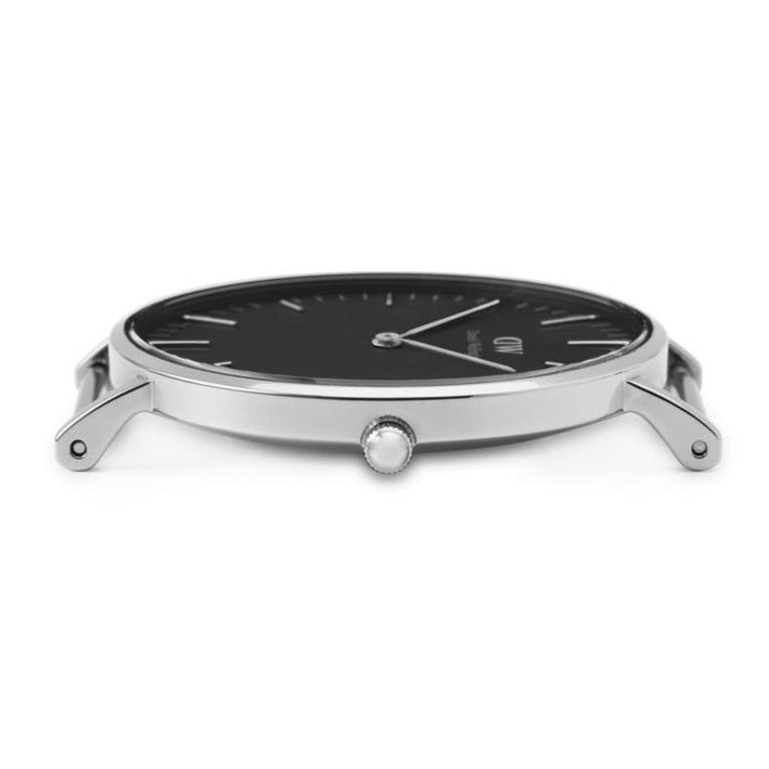  Shop Authentic Daniel Wellington Classic Reading Black Dial Black Leather Strap Watch For Men - DW00100135 - Luxxuri