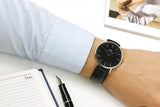  Shop Authentic Daniel Wellington Classic Reading Black Dial Black Leather Strap Watch For Men - DW00100135 - Luxxuri