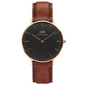  Shop Authentic Daniel Wellington Petite St Mawes Black Dial Brown Leather Strap Watch For Women - DW00100169 - Luxxuri