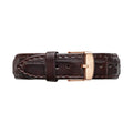  Shop Authentic Daniel Wellington Classic York Black Dial Brown Leather Strap Watch For Women - DW00100140 - Luxxuri