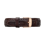  Shop Authentic Daniel Wellington Classic York Black Dial Brown Leather Strap Watch For Women - DW00100140 - Luxxuri