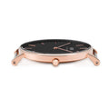  Shop Authentic Daniel Wellington Classic York Black Dial Brown Leather Strap Watch For Women - DW00100140 - Luxxuri