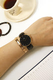  Shop Authentic Daniel Wellington Classic Reading Black Dial Black Leather Strap Watch For Women - DW00100141 - Luxxuri