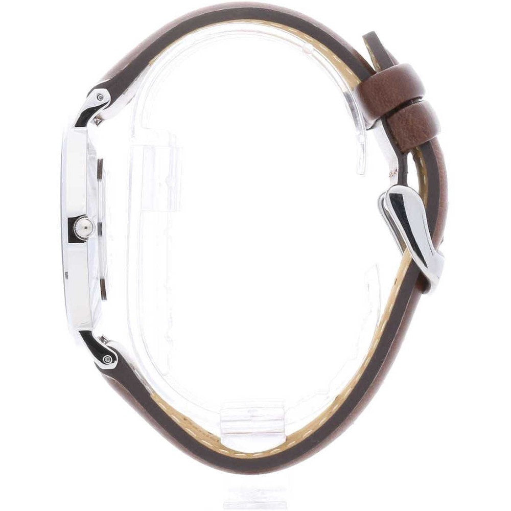 Daniel Wellington Classic Bristol Black Dial Brown Leather Strap Watch For Men - DW00100143