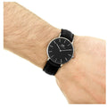  Shop Authentic Daniel Wellington Classic Reading Black Dial Black Leather Strap Watch For Men - DW00100135 - Luxxuri