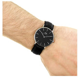  Shop Authentic Daniel Wellington Classic Reading Black Dial Black Leather Strap Watch For Men - DW00100135 - Luxxuri
