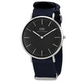  Shop Authentic Daniel Wellington Classic Cornwall Black Dial Black Nylon Strap Watch For Women - DW00100149 - Luxxuri