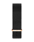  Shop Authentic Daniel Wellington Classic Cornwall Black Dial Black NATO Strap Watch For Women - DW00100150 - Luxxuri