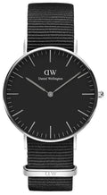  Shop Authentic Daniel Wellington Classic Cornwall Quartz Black Dial Black Nylon Strap Watch For Women - DW00100151 - Luxxuri