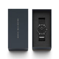  Shop Authentic Daniel Wellington Classic Cornwall Quartz Black Dial Black Nylon Strap Watch For Women - DW00100151 - Luxxuri