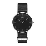  Shop Authentic Daniel Wellington Petite Cornwall Black Dial Black Nylon Strap Watch For Women - DW00100248 - Luxxuri