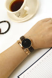  Shop Authentic Daniel Wellington Classic Petite York Black Dial Brown Leather Strap Watch For Women - DW00100170 - Luxxuri