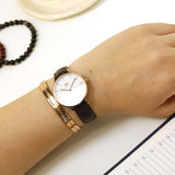  Shop Authentic Daniel Wellington Petite Reading White Dial Black Leather Strap Watch For Women - DW00100173 - Luxxuri