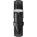  Shop Authentic Daniel Wellington Petite Sheffield Black Dial Black Leather Strap Watch For Women - DW00100180 - Luxxuri
